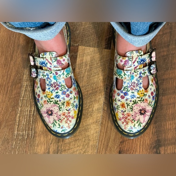 Dr. Martens 8065 Wanderlust Double strap Floral Mary Janes - Picture 11 of 16